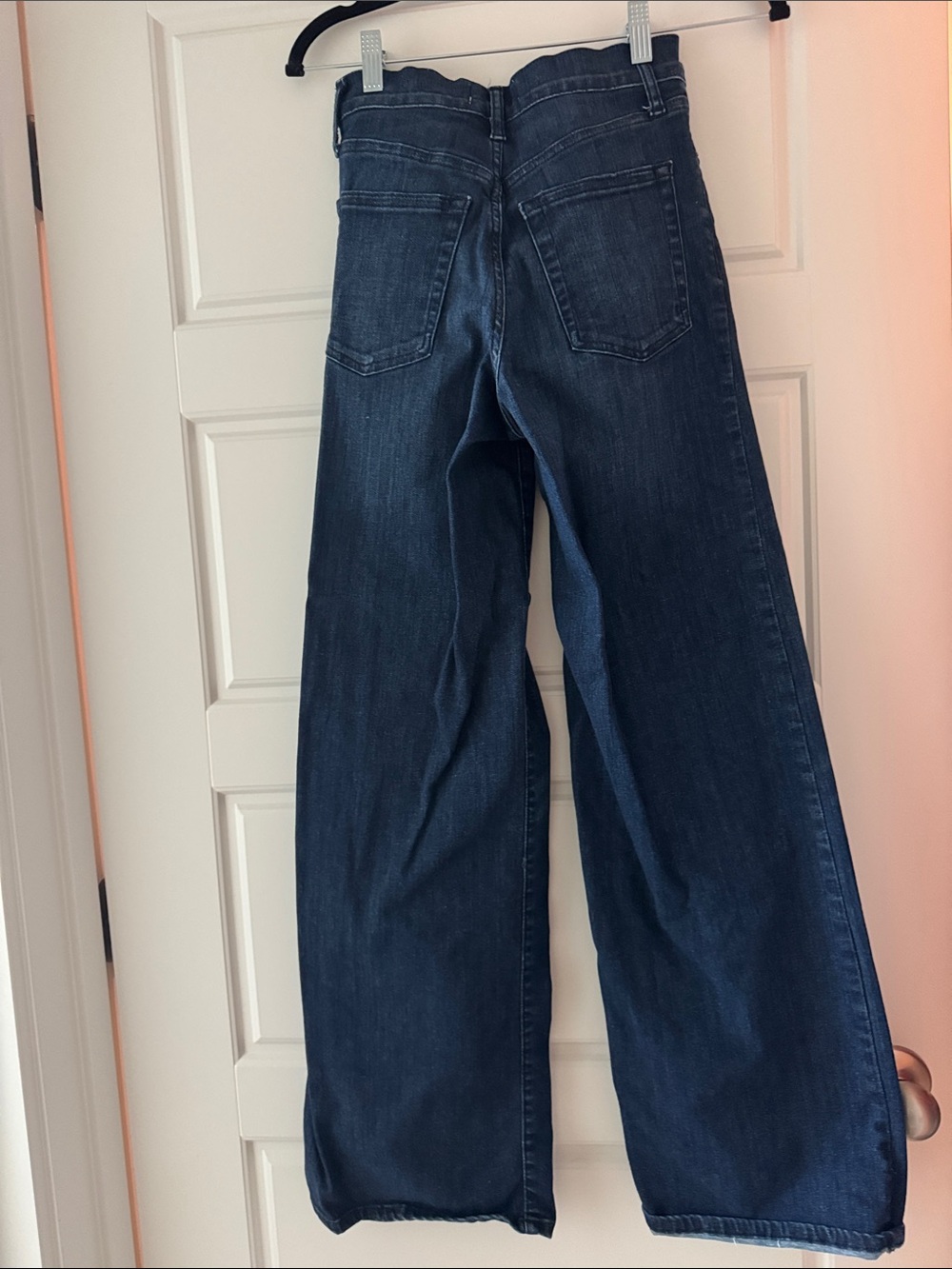 Frame Denim Wide-Leg Jeans in Deep Indigo - Picture 3 of 3